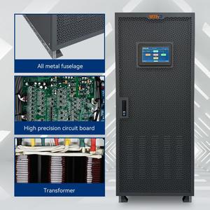 ASI industriel en ligne 120 kVA 120 kW 120 KVA Onduleur à onde sinusoïdale pure pour serveur Alimentation sans interruption avec stabilisateur - Product Image 2