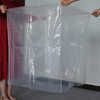 Sac d'emballage pour palette à fond carré réutilisable en LDPE T1019D avec impression sérigraphique pour ordinateur et projecteur