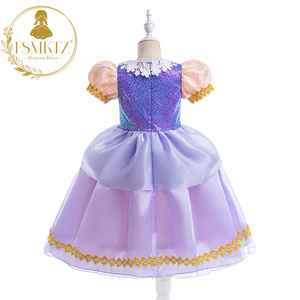 FSMKTZ Pretty Carnival Cosplay disfraz con lentejuelas princesa niñas vestido de flores <span class=keywords><strong>para</strong></span> niñas niños Drama ropa - Product Image 2
