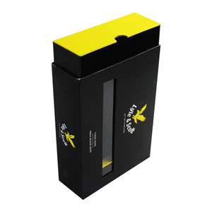 Impresión nuevo diseño cajón <span class=keywords><strong>de</strong></span> cartón negro mate deslizante PET estilo PVC ventana ropa interior caja <span class=keywords><strong>de</strong></span> embalaje - Product Image 1