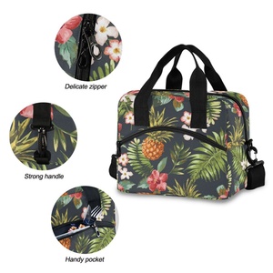 Wholesale Custom Tropical Flower 15L Polyester Insulated Multifunctional Cooler Bag Personalized Design Lunch Bags for Adult - Product Image 5