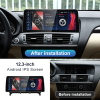 STWEI 2024 Nuevo Sistema Android UI ID6 ID7 ID8 de 12.3 Pulgadas con Carplay Inalámbrico AUTO para BMW X3 F25 X4 F26 CIC NBT Reproductores de Video para Auto GPS Navi