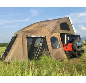 Tienda de Campaña de Techo Rígida <span class=keywords><strong>para</strong></span> Vehículos Todoterreno 4x4, <span class=keywords><strong>para</strong></span> 3-4 Personas, Lona <span class=keywords><strong>para</strong></span> Acampar en el Automóvil, Remolque <span class=keywords><strong>para</strong></span> Uso en Exteriores - Product Image 6