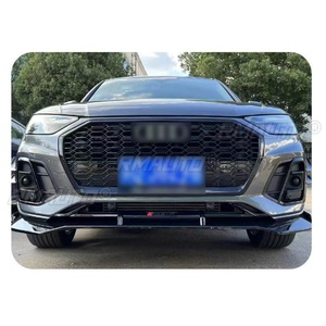 ลิ้นกันชนหน้ารถยนต์ สปอยเลอร์แบบมีครีบ  สีดำเงา  อะไหล่ตกแต่งสำหรับ Audi Q5 2022+ อุปกรณ์ตกแต่งรถยนต์ - Product Image 5