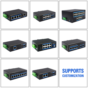 Commutateur Ethernet <span class=keywords><strong>PoE</strong></span>+ industriel non géré 5 ports 1000 Mbps à montage sur rail DIN DC 48V~55V pour vente en gros - Product Image 1