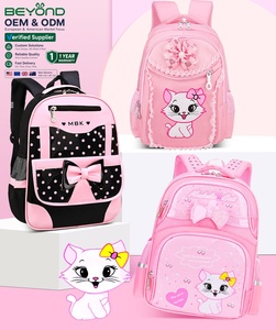 Customize Fashion Cartoon Waterproof Nylon Zipper Closure Detachable Luggage Trolley <strong>Backpack</strong> for Boys Girls School Use <strong>Wheels</strong> - Product Image 1
