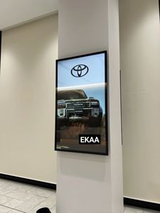 EKAA 65 Inch Thin Bezel Indoor Advertising <strong>LCD</strong> Display for Restaurant Bank Library Retail Store with Built in CMS <strong>Control</strong> - Product Image 6