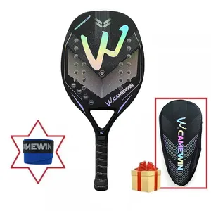 Vợt Tennis Bãi Biển Chính Hãng Paddle Mềm EVA 3K Mặt Raqueta Với Túi Unisex CAMEWIN Thiết Kế Mới Vợt Bãi Biển Với Quà Tặng