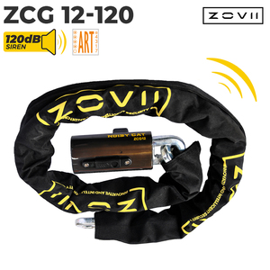 Lucchetto a Catena per Bicicletta Elettrica di Alta Qualità, Portatile, Impermeabile, con Allarme Elettronico 120dB e Batteria al Litio CR2 - Product Image 1