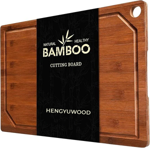 Thuận tiện cho việc lưu trữ và treo-Mạnh mẽ và bền lớn dày tre gỗ thớt <span class=keywords><strong>Board</strong></span>-lớp tre mã hóa - Product Image 1