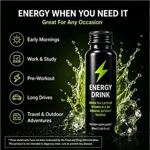 Bebida Energética Nutrtech <span class=keywords><strong>Monster</strong></span> Sin Azúcar, Baja en Grasas, con Ginseng, Vitaminas B1 y B6, <span class=keywords><strong>Sabor</strong></span> a Café, Alivia la Fatiga, Botella de 50 ml - Product Image 4