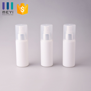 Botella <span class=keywords><strong>de</strong></span> Perfume <span class=keywords><strong>de</strong></span> Plástico PET Reciclable para Cosméticos, 50ml 100ml 120ml 150mL, Botella Blanca <span class=keywords><strong>con</strong></span> Pulverizador para Suero para el Cuidado <span class=keywords><strong>de</strong></span> la Piel - Product Image 1