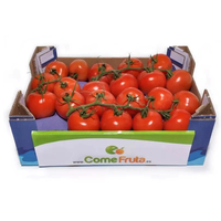 Custom 6Kg Waterdichte Verse Draak Mango Kersenvruchten En Groentekarton Kartonnen Verzenddoos Tomatenverpakking