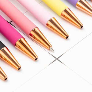 Promotional Custom Logo Rose Gold Ball <b>Pen</b> Advertising Ballpoint <b>Pen</b> Retractable Metal <b>Pens</b> - Product Image 4