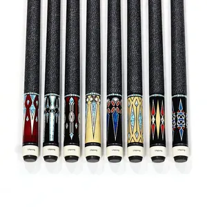 Popüler satış 58 "tam akçaağaç ahşap bilardo havuz Cue 12.5mm İpucu