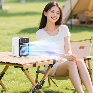 2025 haute qualité bureau USB charge <span class=keywords><strong>Air</strong></span> Circulation humidificateur ventilateur Portable écran affichage brouillard pulvérisateur ventilateur avec veilleuse - Product Image 1