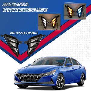 Lampe de jour pour Elantra 2020 2021, phare LED DRL bleu et jaune de conduite, 2 pièces - Product Image 2