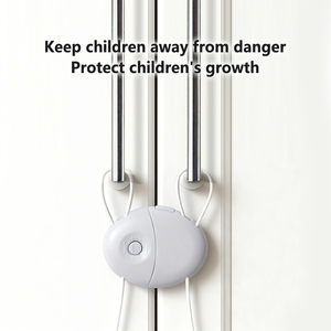 Cierres de Seguridad Ajustables de Plástico <span class=keywords><strong>para</strong></span> Refrigerador, a Prueba de Niños, Adhesivos <span class=keywords><strong>para</strong></span> Congelador, Puertas, Cajones y Armarios, Fáciles de Usar - Product Image 1