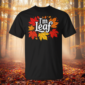 T-shirt d'Halloween pour adultes I'm Leaf, costume assorti pour couples - Product Image 3