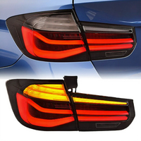 Feux arrière Jinshilai pour BMW Série 3 F31 Touring avec LED DRL 10000K 10000 Lumens, lentille fumée/téintée - Nouveauté