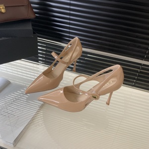 Sandalias de tacón de aguja para mujer, estilo nupcial, con punta hueca y tacón alto, de una sola capa, con punta puntiaguda, para verano 2024 - Product Image 4