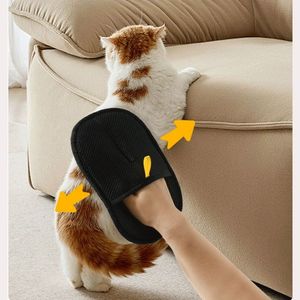 Cepillo de Cuero Electrostático Reutilizable de Doble Cara, Guante Portátil para Eliminar Pelo de Mascotas, para Gatos - Product Image 5