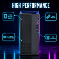 Ofis Görev Yönetimi Bilgisayarı Tam Set Hygon 3350 8 Çekirdekli 16GB RAM 256GB M.2 NVME SSD 15L Kasa Komple Ünite Monitör ve Çevre Birimleriyle