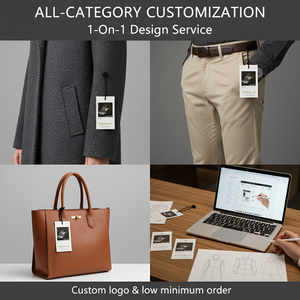 Étiquettes et usine d'étiquettes : Emblèmes personnalisés en feuille d'or, étiquettes volantes, étiquettes de scellage, étiquettes à cordon, étiquettes de vêtements en papier noir mat - Product Image 2