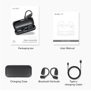 หูฟังแบบเปิด OWS TWS ปรับแต่งได้ พร้อมตะขอเกี่ยว หูฟังสเตอริโอแบบสวมใส่ได้ - Product Image 6