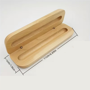 Scatole regalo personalizzate in <span class=keywords><strong>legno</strong></span> vuote per penne, graziose scatole per penne in <span class=keywords><strong>legno</strong></span>, incisione laser personalizzata per ufficio, espositore in <span class=keywords><strong>legno</strong></span> per penne - Product Image 4