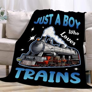 Cartoon Toy Truck Flannel <b>Blanket</b> Throw <b>Blanket</b> Nap <b>Blanket</b> <b>Super</b> <b>Soft</b> Machine Washable for Bedroom Living Room Custom Print - Product Image 5