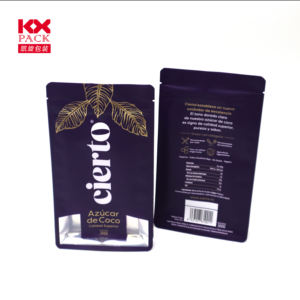 Bolsas de Plástico Impresas Personalizadas, Bolsas de Mylar para Envasado de Alimentos, Bolsa para Café, Bolsa Doypack con Fondo Plano y Ventana - Product Image 5