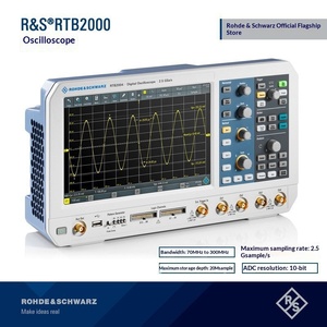 ออสซิลโลสโคป Rohde Schwarz RS High RTB2000 2 ช่องสัญญาณ อัตราการสุ่มตัวอย่าง 2.5G หน้าจอสัมผัสแบบ Capacitive ขนาด 390x220x152 มม. รับประกัน 365 วัน - Product Image 3