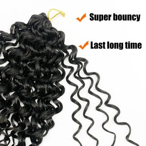 Extensiones de Pelo trenzado con <span class=keywords><strong>rizos</strong></span> pequeños, cortina de pelo Yaki de fibra sintética hawaiana, venta al por mayor, venta al por mayor, <span class=keywords><strong>rizos</strong></span> pequeños - Product Image 5