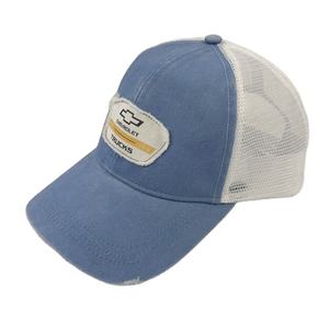 Chapeaux de sport OEM personnalisés à 6 panneaux en maille à bord pré-incurvé, vente en gros de casquette de camion casquette de camionneur en maille patch travail logo brodé - Product Image 1