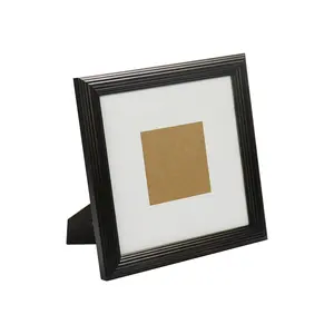 Bingkai foto kayu hitam dekoratif, bingkai foto kayu solid untuk dekorasi rumah