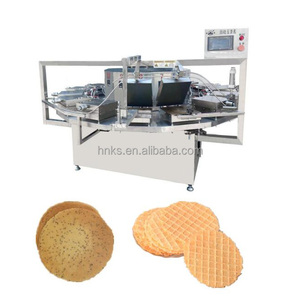 Tự động điện thép không gỉ Waffle maker Máy Điều kiện Mới cho Biscuit cà phê Ice Cream Cone Waffle công thức nấu ăn - Product Image 3