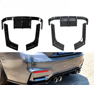 Pour BMW Série 3 F30 Modifiée M3 2012-2018 : Diffuseur de pare-chocs arrière, Lame de protection inférieure, Spoiler, Kit carrosserie arrière, Tuning - Product Image 6