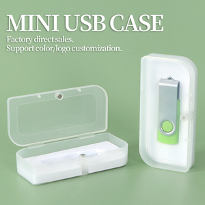 Estuche de Plástico Duradero SUNSHING para Memoria USB con Espuma Protectora, Estuche Magnético Transparente de PP para Memoria USB - Product Image 2