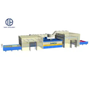 TANPU Flat Glass Tempering Furnace meet the mass of glass toughening glass tempering machine