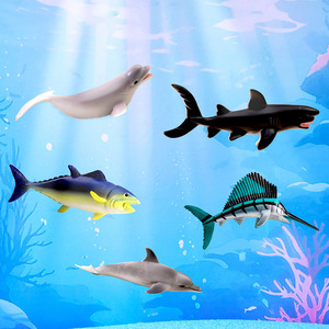 Dieren Figuren Gesimuleerd Zeedier Pop <span class=keywords><strong>Aquarium</strong></span> Mini Plastic Ambachten Voor Tuin Huis Bonsai Decoratie <span class=keywords><strong>Aquarium</strong></span> Landschapsarchitectuur - Product Image 2