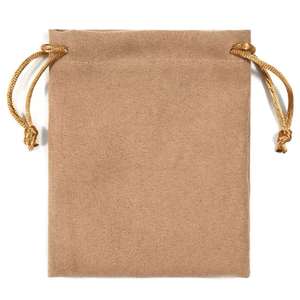 Pochette en velours noir personnalisée avec cordon de serrage, pochette à bijoux en velours, sacs à bijoux en velours avec logo - Product Image 6