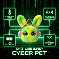 Cuteyeah Conejito Verde Lima con Control por Aplicación, Peluche Inteligente que Habla, Juguete Educativo Temprano, Compañero de Aprendizaje en Más de 60 Idiomas, Lavable