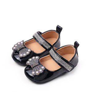Chaussures pour bébé fille, charmantes, douces, avec strass, légères, élégantes, tendance, scintillantes, Mary Jane, nœud papillon, précieuses, chaussures de princesse - Product Image 6