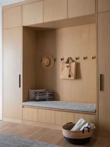 Vermonhouzz Armoires <span class=keywords><strong>d</strong></span>'<span class=keywords><strong>entrée</strong></span> sur mesure haut de gamme de style Japandi avec crochets muraux <span class=keywords><strong>et</strong></span> rangement pour <span class=keywords><strong>chaussures</strong></span> pour hôtel - Product Image 6