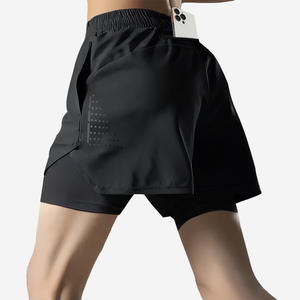 <span class=keywords><strong>Pantaloncini</strong></span> da Corsa Personalizzati da <span class=keywords><strong>Uomo</strong></span> Casual Traspiranti ad Asciugatura Rapida Ecologici Digitali Antivento Elasticizzati 100% Poliestere - Product Image 1