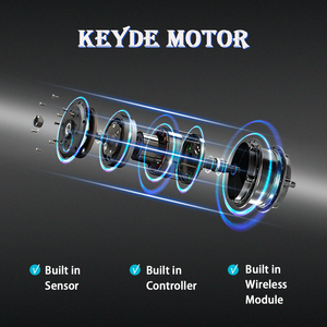 Keyde Steckachsen-Hinterradnabenmotor mit Drahtloser Steuerung 36V Elektrofahrrad-Umbausatz 142mm*12mm - Product Image 4