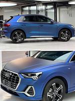 Color TPU PPF seco instalado autocuración envoltura de vinilo coche Color pintura protección película TPU mate demonio llama sombra azul