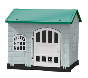 Caja de plástico para perros de dos vías, alta calidad, fácil de instalar, moderna, <span class=keywords><strong>casa</strong></span> interior y exterior - Product Image 5
