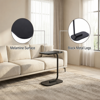 Table basse convertible moderne et minimaliste en mélamine et métal, écologique et durable, pour salon, prix compétitif, vente en gros